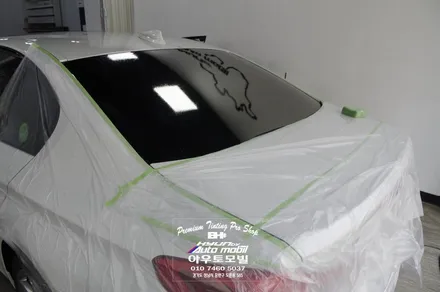 BMW G30 5시리즈 아이나비 퀀텀 RF방식 하이패스 레이노썬팅 성남점 / 성남,분당,판교