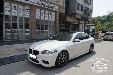 bmw F10 5시리즈 전면 반사필름시공으로 드레스업효과! / 성남,분당,판교