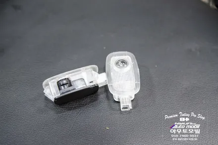 벤츠 C257 CLS 상징적 도어라이트, 성남 레이노썬팅 PPF 분당수입차시공은 아우토모빌 / 성남,분당,판교