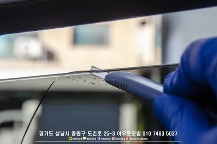 모하비 더 마스터 신차검수 틴팅패키지로 논스톱 시공가능해요 / 성남,분당,판교