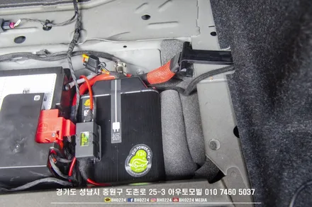 BMW G23 4시리즈 컨버터블 블랙박스 보조배터리  디플렉터 패키지 / 성남,분당,판교