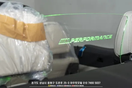 BMW g23 4시리즈 컨버터블 아크릴 윈드 디플렉터 RGB 타입 시공 / 성남,분당,판교