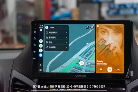 쉐보레 올란도 스마트한 네비게이션 카나로 X PLUS 장착으로 카플레이 사용해요 / 성남,분당,판교