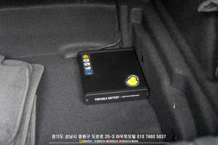 BMW F40 1 시리즈 아이나비 퀀텀 블랙박스에 보조배터리 에코파워팩 장착한 아우토모빌 / 성남 판교 중원구