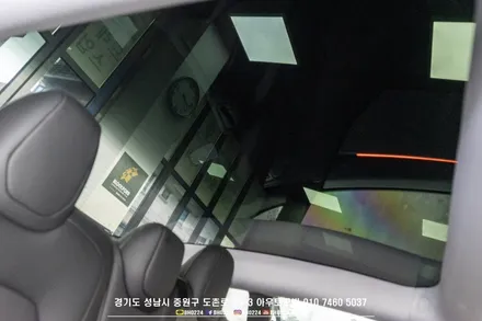 테슬라 모델3 출고 성남썬팅 블락포디 비반사 필름 시공 / 성남시 중원구 도촌동