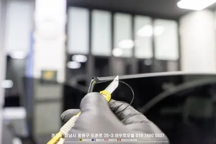 성남 테슬라썬팅 아우토모빌에 입고된 모델3, 주니퍼Y / 성남시 중원구 도촌동