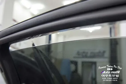 bmw e90 3시리즈 윈도우 고질병 비내림현상 성남레이노썬팅으로 원천적해결! 수입차 후방카메라 장착 / 성남,분당,판교