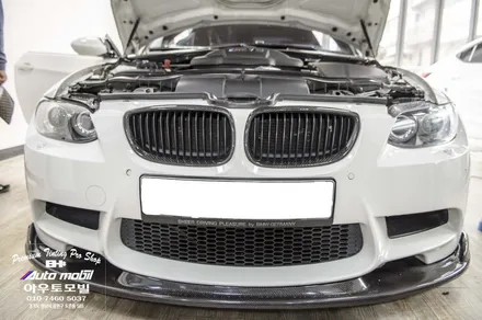 성남 수입차블랙박스 BMW E92 M3 보조배터리 에코파워팩 하이패스, PPF돌튐방지 시공 / 성남,분당,판교