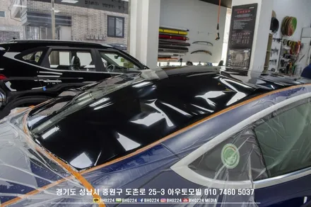 지금계약하면 다음주 출고  테슬라 모델3 성남 레이노틴팅, 생활보호 PPF / 성남,분당,판교