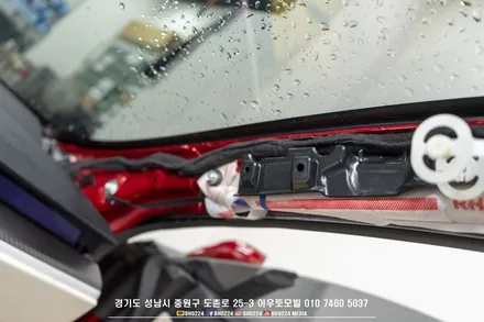 천마력 슈퍼전기차 테슬라 모델s 플레이드 2채널 블랙박스 장착 그리고 HUD / 성남,분당,판교