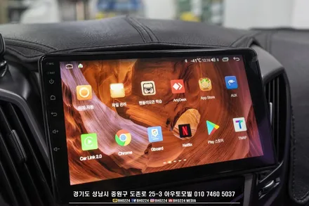 현대 벨로스터 안드로이드 올인원 카나로 x-plus로 자유롭게 / 성남,분당,판교