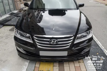 썬팅도 드레스업시대! 녹색반사썬팅으로 나만의개성을! 그랜져 TG더럭셔리 성남레이노에서 만날수있는 프론트에어댐장착으로 에어포스를! / 성남,분당,판교