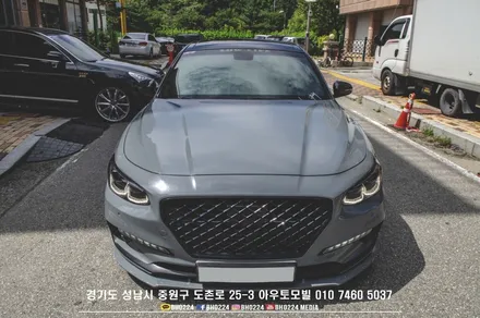 그랜져 ig 틴팅, 2채널블랙박스, 생활보호ppf, 카스킨 재시공 성남 드레스업 아우토모빌 / 성남,분당,판교