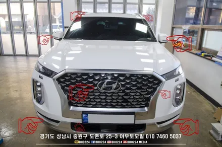 팰리세이드튜닝 블랙패키지 루프랩핑 시공으로 좀더 스포티하게! / 성남,분당,판교