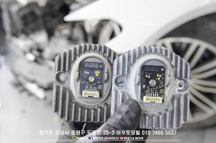 G30 5시리즈 고질병 라이트 엔젤아이 링마커 황변 수리하기 / 성남,분당,판교