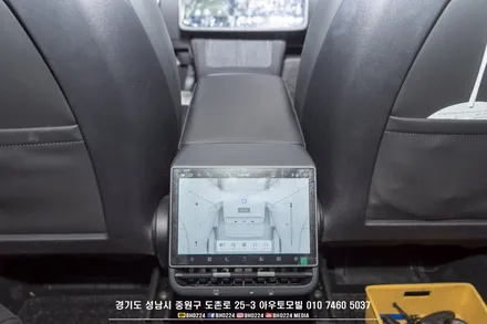 테슬라 악세사리 튜닝 모델y 리어모니터 장착하기 / 성남시 중원구 도촌동