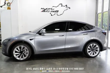 성남 테슬라썬팅 모델 Y 주니퍼 블락포디 비반사 전체시공 / 성남시 중원구 도촌동