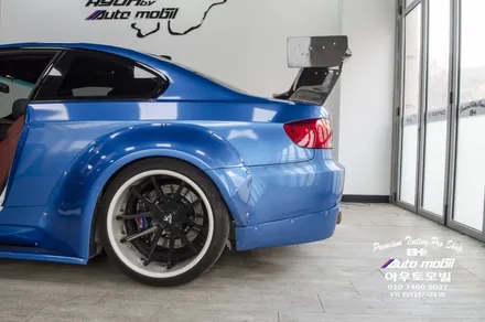BMW E92 M3 슈퍼차저 와이드바디킷 전파방해없는 레이노틴팅으로 재시공! / 성남,분당,판교