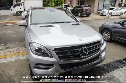 벤츠 W166 GLE 틴팅시공으로 따가운 가을 햇볕에 피신처를 만들어 보아요 / 성남,분당,판교