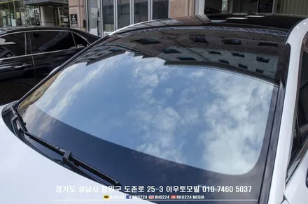 하늘을 담은 성남 블락포디 썬팅필름 비바 스카이블루를 시공한 제네시스 G90 / 성남,분당,판교