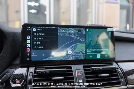 성남 수입차네비 BMW E71 X6 국내유통 12.3인치 안드로이드 S플레이 장착 / 성남시 중원구 도촌동