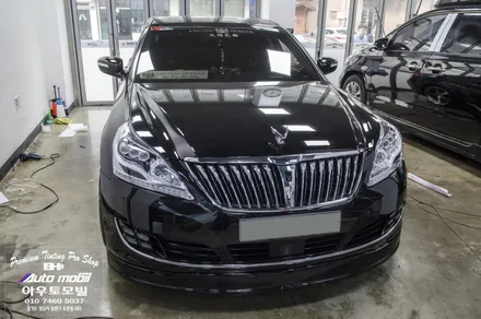에쿠스vi 사이드미러,그릴 신형개조 k5안개등 이식 / 성남,분당,판교
