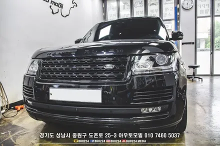 랜드로버 보그 성남 분당권 수입차블랙박스 잡소리안나게 설치해주세요 / 성남,분당,판교