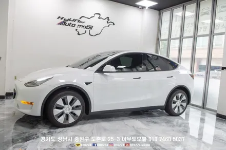 성남 테슬라 모델Y 출고 썬팅은 레이노도촌점 아우토모빌에서 / 성남,분당,판교