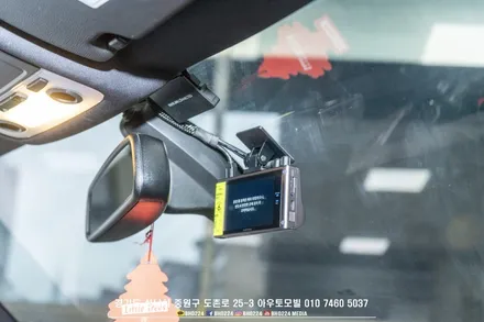 BMW E90 3시리즈 수입차 블랙박스 + 고질병 비내림현상 성남아우토모빌에서 블락포디 비바 시공으로 치료했습니다. / 성남,분당,판교