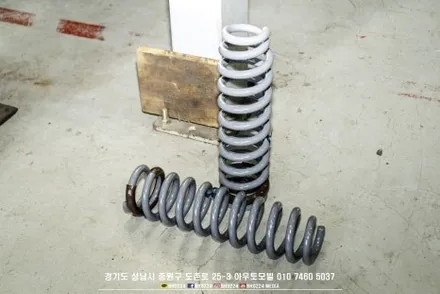 타스만튜닝 가이드  국민셋팅 2인치 리프트 업 17인치 33타이어 작업 / 성남시 중원구 도촌동