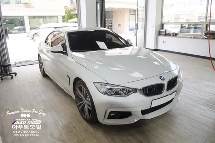 bmw f33 4시리즈 컨버터블 2채널블랙박스 장착 / 성남,분당,판교