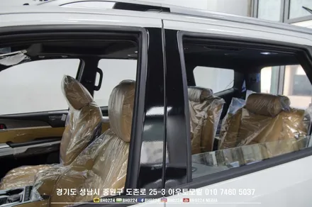 모하비 더마스터 부분랩핑 크롬가리기 블랙패키지 성남 썬팅 블랙박스 신차패키지 / 성남,분당,판교