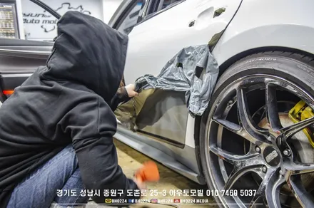 그랜져 ig 틴팅, 2채널블랙박스, 생활보호ppf, 카스킨 재시공 성남 드레스업 아우토모빌 / 성남,분당,판교