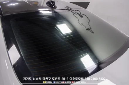 성남썬팅 블락포디필름으로 BMW F82 M4에 아우토모빌에서 재시공했어요 / 성남,분당,판교