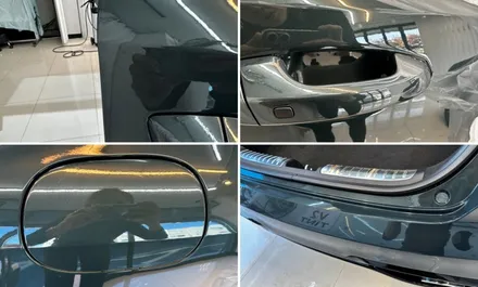 화성썬팅. 스팅어 마이스터 3.3 GT AWD 애스코트그린 레인보우 V90 틴팅! / 화성, 동탄, 수원, 오산
