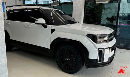 풀체인지 싼타페 하이브리드 MX5 4WD 5인승 블랙잉크, 남양읍 썬팅 브이투틴트에서 레인보우 I90 썬팅 완료했습니다! / 화성, 동탄, 수원, 오산