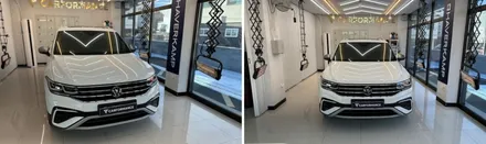 티구안 올스페이스 퓨어화이트 틴트어카 고스트 신차패키지 / 화성, 동탄, 수원, 오산