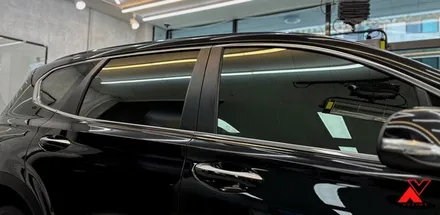 2023 싼타페 하이브리드 어비스블랙펄에 레인보우 V90 적절한 농도 추천으로 썬팅 했습니다. / 화성, 동탄, 수원, 오산