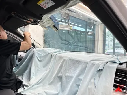 2023 아우디 Q7 55TFSI 콰트로 글래시어화이트!! 하버캠프 프리미엄틴팅으로 썬팅까지 독일감성 챙겨드렸습니다. / 화성, 동탄, 수원, 오산