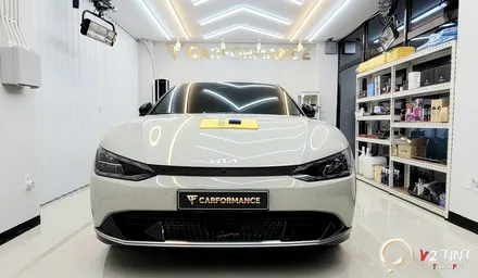 EV6 스노우화이트펄 티나인 R100 신차패키지 / 화성, 동탄, 수원, 오산