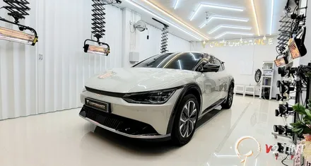 EV6 스노우화이트펄 티나인 R100 신차패키지 / 화성, 동탄, 수원, 오산