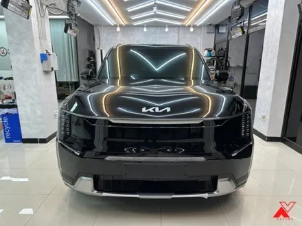 2024 EV9 7인승 어스 4WD 오로라블랙펄! 남양썬팅맛집 브이투틴트에서 레인보우 V90틴팅으로 드레스업 제대로 했습니다. / 화성, 동탄, 수원, 오산