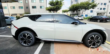 EV6 스노우화이트펄 티나인 R100 신차패키지 / 화성, 동탄, 수원, 오산