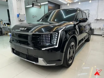 2024 EV9 7인승 어스 4WD 오로라블랙펄! 남양썬팅맛집 브이투틴트에서 레인보우 V90틴팅으로 드레스업 제대로 했습니다. / 화성, 동탄, 수원, 오산