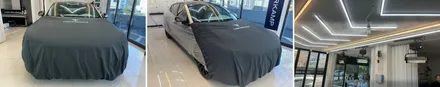 화성썬팅. 스팅어 마이스터 3.3 GT AWD 애스코트그린 레인보우 V90 틴팅! / 화성, 동탄, 수원, 오산