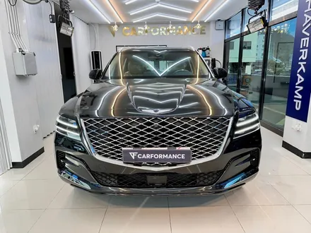 2023 제네시스 GV80 5인승 비크블랙 루마버텍스 썬팅하기 / 화성, 동탄, 수원, 오산