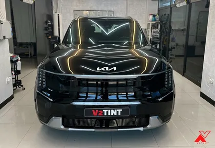 2024 EV9 7인승 어스 4WD 오로라블랙펄! 남양썬팅맛집 브이투틴트에서 레인보우 V90틴팅으로 드레스업 제대로 했습니다. / 화성, 동탄, 수원, 오산