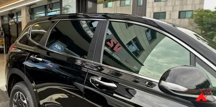 2023 싼타페 하이브리드 어비스블랙펄에 레인보우 V90 적절한 농도 추천으로 썬팅 했습니다. / 화성, 동탄, 수원, 오산
