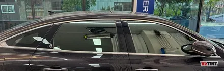 반반사썬팅추천. 2017 SM6 탈리스만 아메시스트블랙 레인보우 V90 반사필름 썬팅. / 화성, 동탄, 수원, 오산