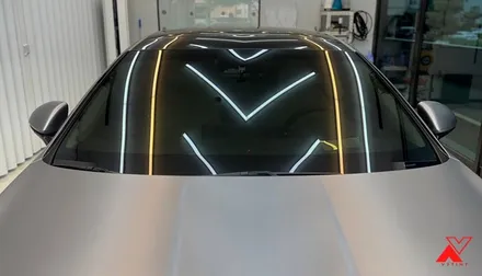 제네시스만의 유니크한 매트컬러인 본드실버! G80(RG3) 3.5T 스포츠 루마버텍스썬팅으로 열차단 및 시인성 확보하기 / 화성, 동탄, 수원, 오산